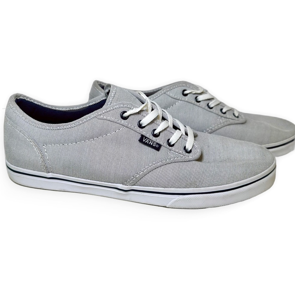 Vans Atwood Low Top Pinstripe Sneakers